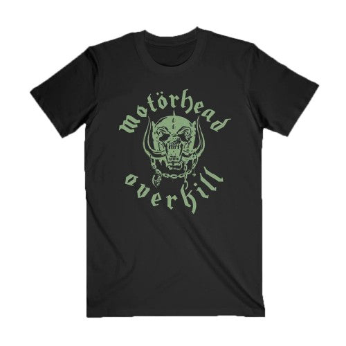 Front - Motorhead Unisex Adult Overkill Song Lyrics T-Shirt
