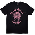 Front - Motorhead Unisex Adult Bomber Song Lyrics T-Shirt