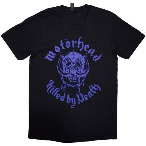 Front - Motorhead Unisex Adult Killed By Death Song Lyrics T-Shirt