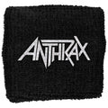 Front - Anthrax Unisex Adult Logo Fabric Wristband