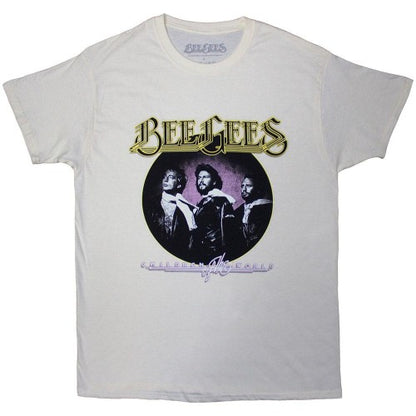 Front - Bee Gees Unisex Adult Children Of The World T-Shirt