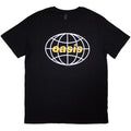 Front - Oasis Unisex Adult Globe Logo T-Shirt