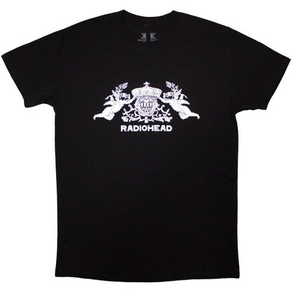Front - Radiohead Unisex Adult Bearhead Crest Organic Back Print T-Shirt