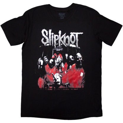 Front - Slipknot Unisex Adult Stretched Barcode Back Print T-Shirt