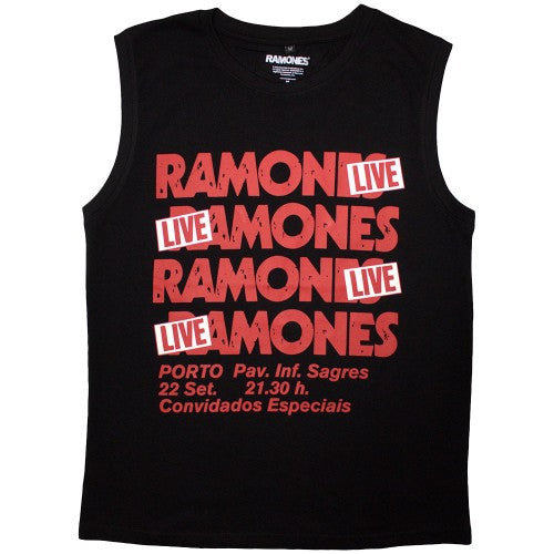 Front - Ramones Unisex Adult Concert Tank Top