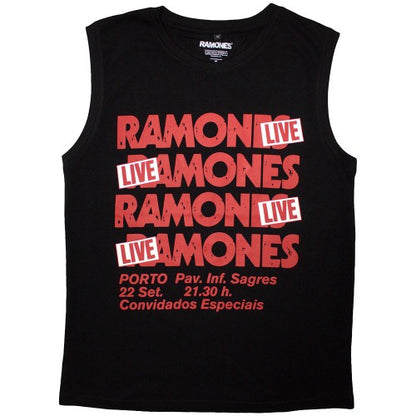 Front - Ramones Unisex Adult Concert Tank Top