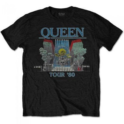 Front - Queen Unisex Adult Tour ´80 T-Shirt