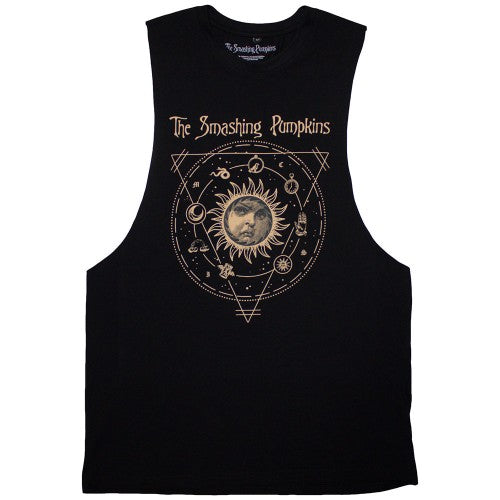 Front - The Smashing Pumpkins Unisex Adult Celestial Sun Vest Top