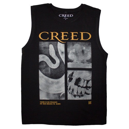 Front - Creed Unisex Adult Penance X-Ray Tank Top