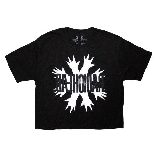 Front - Radiohead Womens/Ladies Cut Hands Crop Top