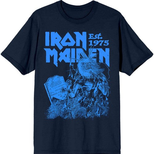Front - Iron Maiden Unisex Adult Est. 1975 Life After Death Stamp T-Shirt