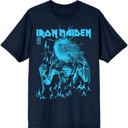Front - Iron Maiden Unisex Adult 50 Life After Death Flames T-Shirt
