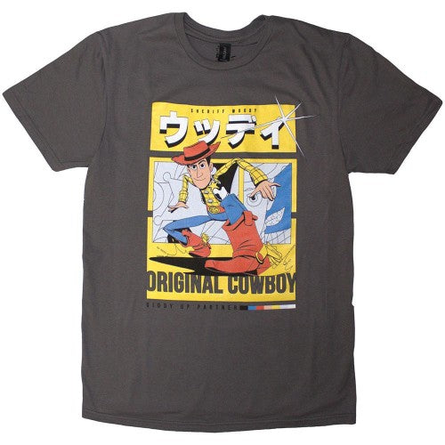 Front - Toy Story Unisex Adult Original Cowboy T-Shirt