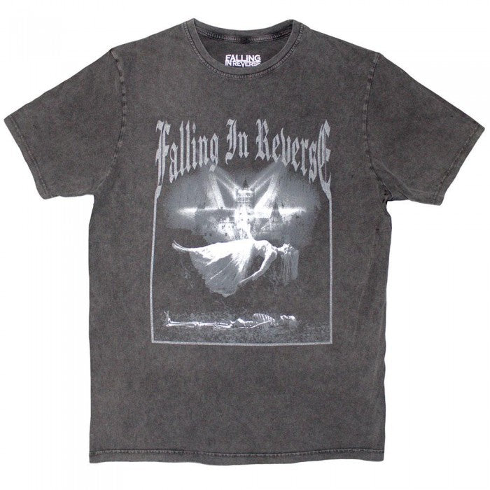 Front - Falling In Reverse Unisex Adult Floating Stone Wash T-Shirt