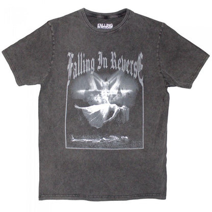 Front - Falling In Reverse Unisex Adult Floating Stone Wash T-Shirt