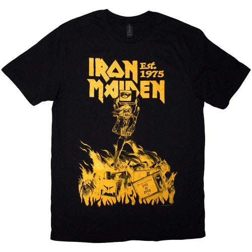 Front - Iron Maiden Unisex Adult Est. 1975 Holy Smoke T-Shirt