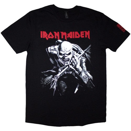 Front - Iron Maiden Unisex Adult 50 Trooper Charge T-Shirt