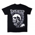 Front - The Exploited Unisex Adult Mohican Skull T-Shirt