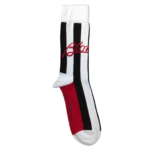 Front - Blondie Unisex Adult Parallel Lines Socks