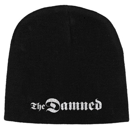 Front - The Damned Unisex Adult Gothic Logo Beanie