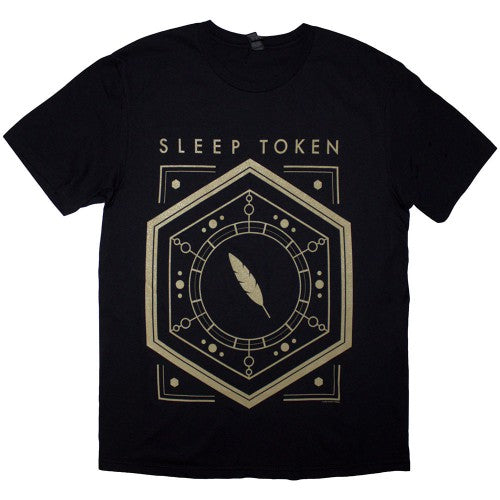 Front - Sleep Token Unisex Adult Emergence Feathered Host Back Print T-Shirt