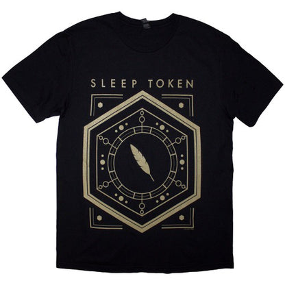 Front - Sleep Token Unisex Adult Emergence Feathered Host Back Print T-Shirt