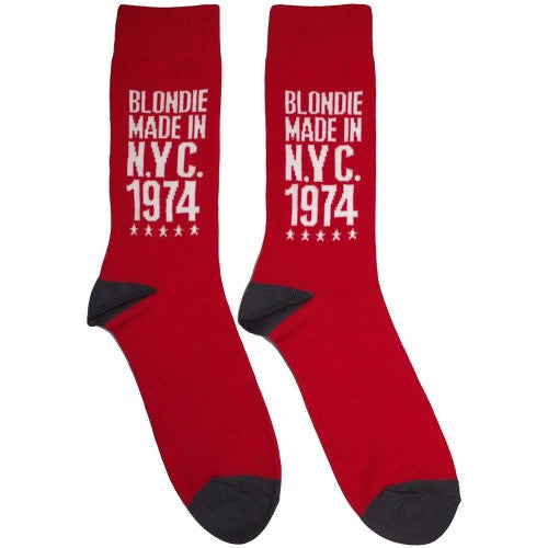 Front - Blondie Unisex Adult Made In NYC ´74 Socks