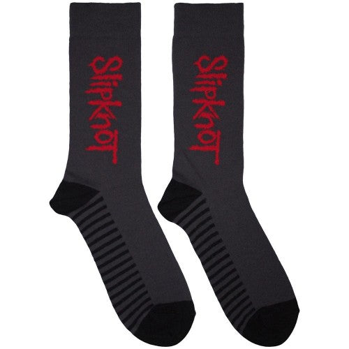Front - Slipknot Unisex Adult Vertical Logo Socks