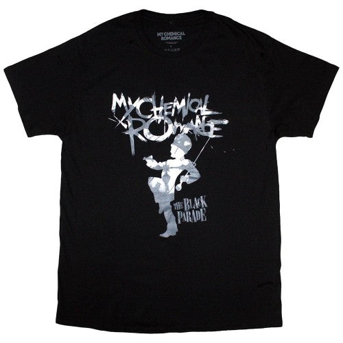 Front - My Chemical Romance Unisex Adult Clock Logo T-Shirt