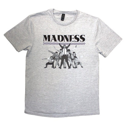 Front - Madness Unisex Adult 7 Checkered T-Shirt