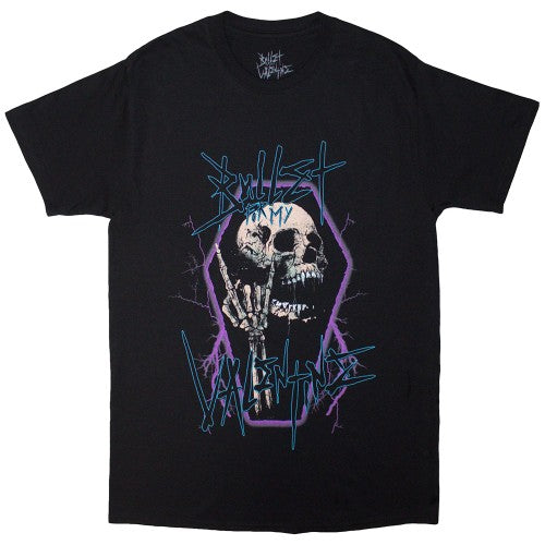Front - Bullet For My Valentine Unisex Adult Thrash Skull T-Shirt