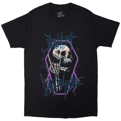 Front - Bullet For My Valentine Unisex Adult Thrash Skull T-Shirt
