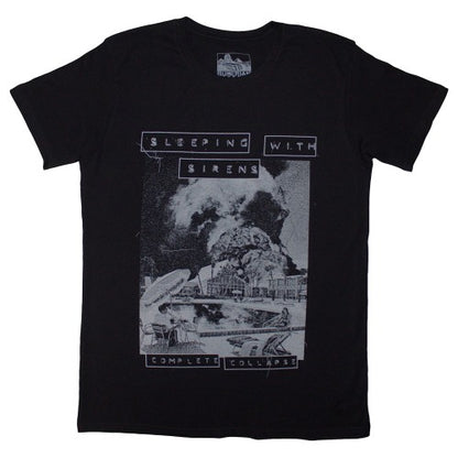 Front - Sleeping With Sirens Unisex Adult Complete Collapse T-Shirt