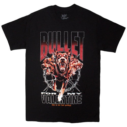 Front - Bullet For My Valentine Unisex Adult Last Goodbye Dogs T-Shirt