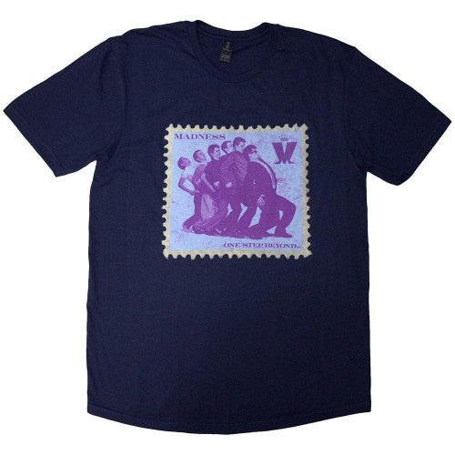 Front - Madness Unisex Adult Stamp T-Shirt