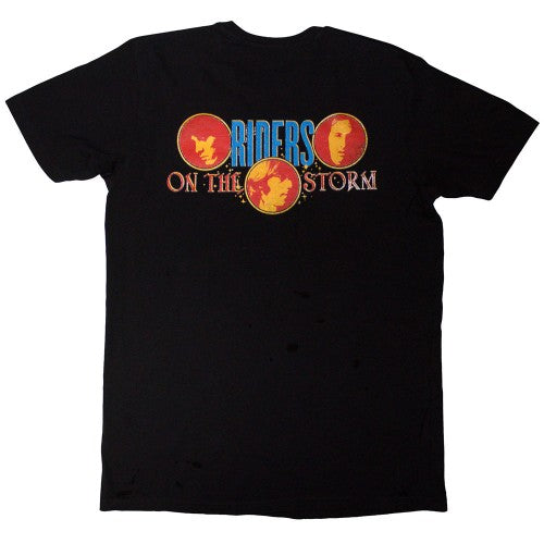 Front - The Doors Unisex Adult Riders On The Storm T-Shirt
