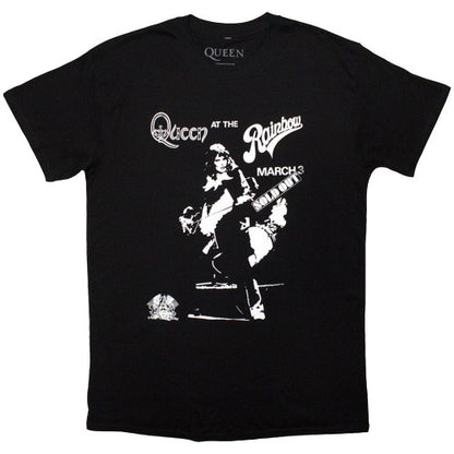 Front - Queen Unisex Adult Live Rainbow T-Shirt