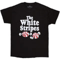 Front - The White Stripes Unisex Adult Peppermint T-Shirt