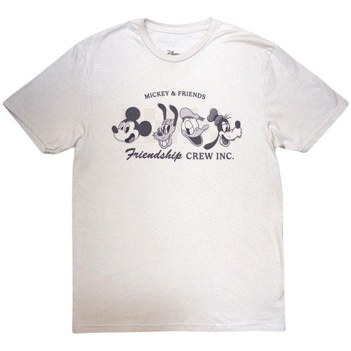 Front - Mickey & Friends Unisex Adult Friendship Crew Inc T-Shirt