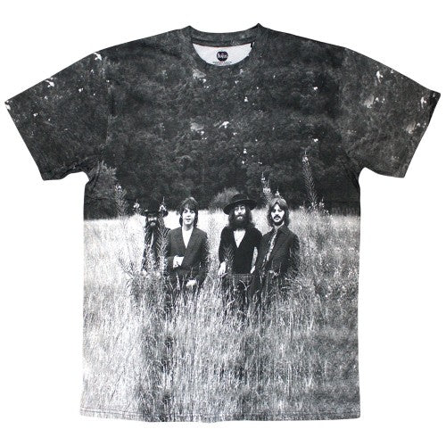 Front - The Beatles Unisex Adult Tittenhurst Park Field All-Over Print T-Shirt