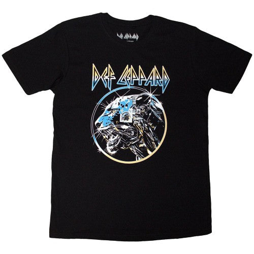 Front - Def Leppard Unisex Adult Metal Leopard T-Shirt