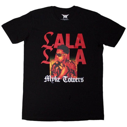 Front - Myke Towers Unisex Adult Lala T-Shirt