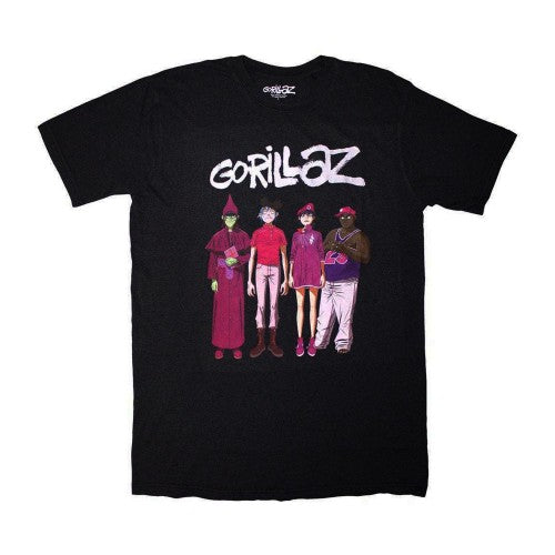 Front - Gorillaz Unisex Adult Cracker Island Group T-Shirt