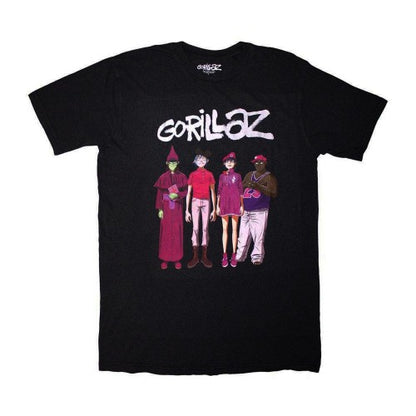 Front - Gorillaz Unisex Adult Cracker Island Group T-Shirt