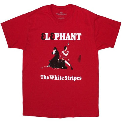 Front - The White Stripes Unisex Adult Elephant T-Shirt