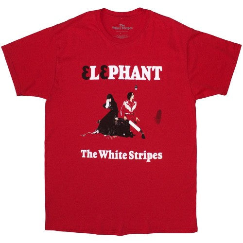 Front - The White Stripes Unisex Adult Elephant T-Shirt