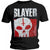 Front - Slayer Unisex Adult Undisputed Attitude Skull T-Shirt