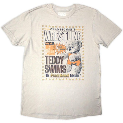 Front - Teddy Swims Unisex Adult Wrestling T-Shirt