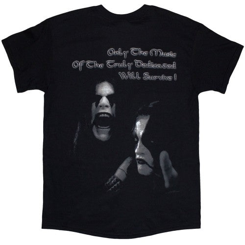 Front - Immortal Unisex Adult At The Heart Of Winter Back Print T-Shirt