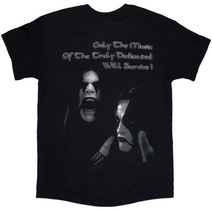 Front - Immortal Unisex Adult At The Heart Of Winter Back Print T-Shirt